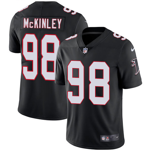 2019 men Atlanta Falcons #98 McKinley black Nike Vapor Untouchable Limited NFL Jersey->atlanta falcons->NFL Jersey